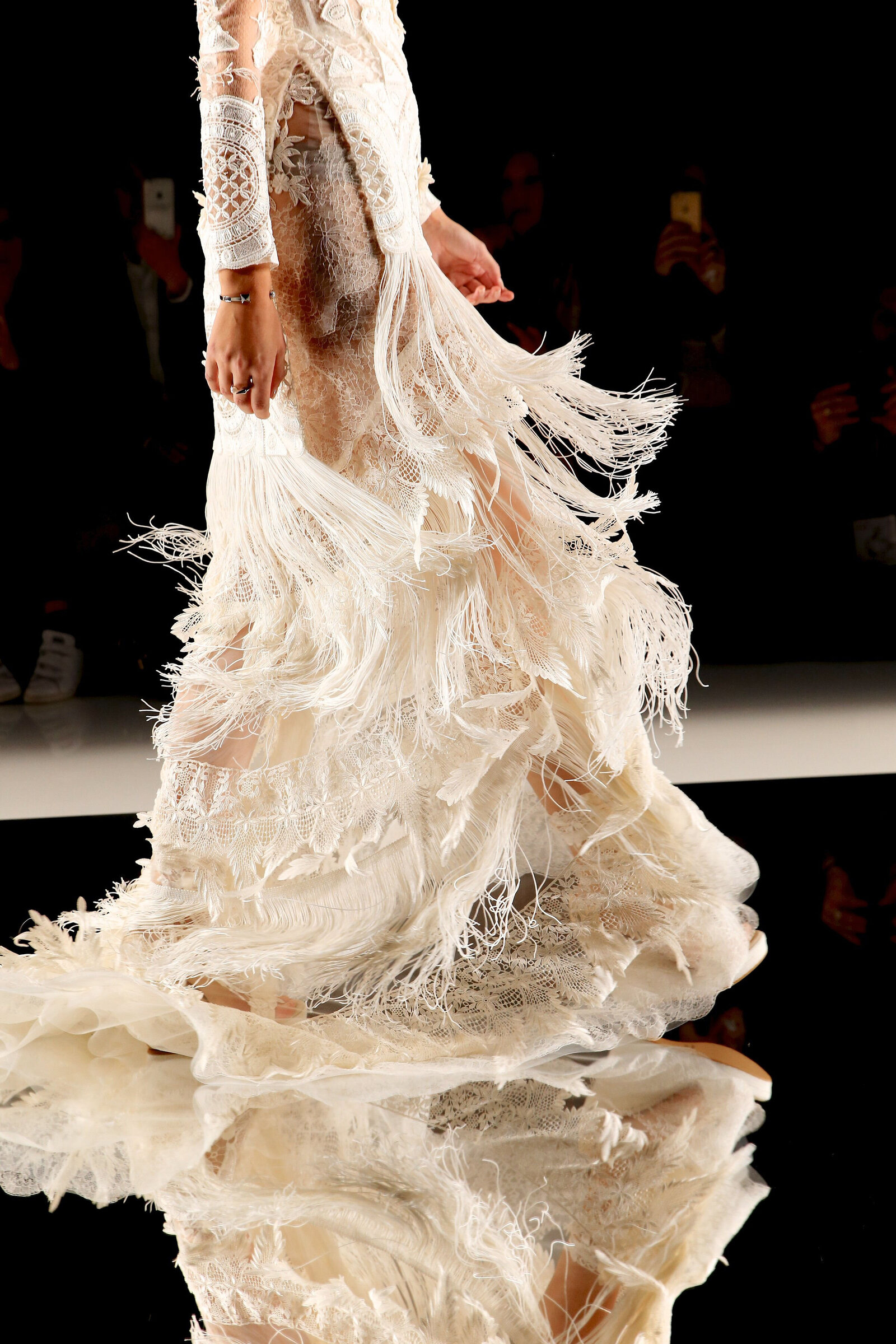 Fashion photography runway Barcelona Bridal Fashion Week Chelsea Loren