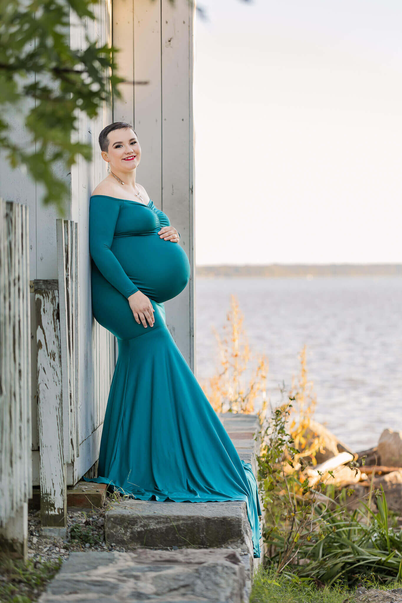 pregnant-woman-sunset-alexandria-va-1