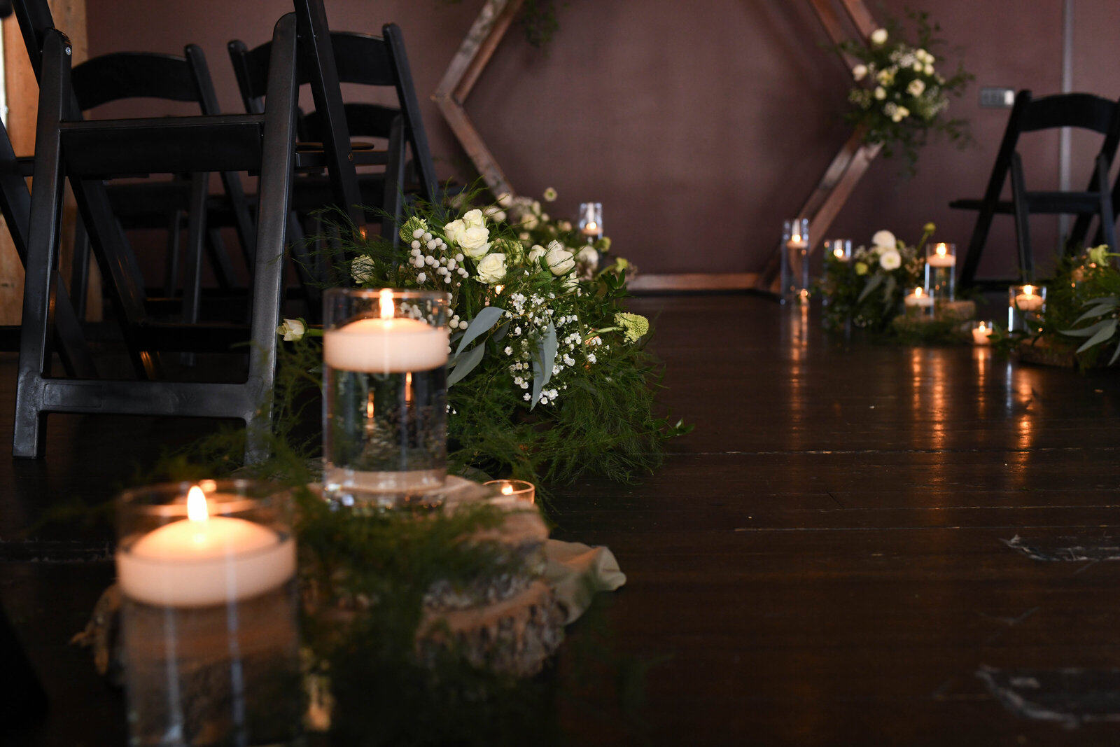 perfect Floor of isle wedding ceremony