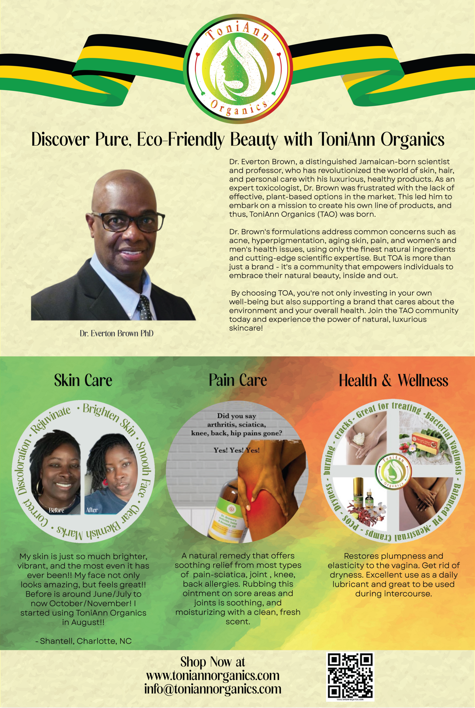 ToniAnn Organics Poster - Final Design
