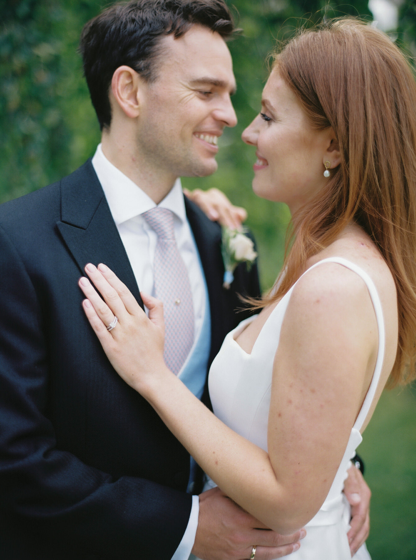 Wedding couple portrait