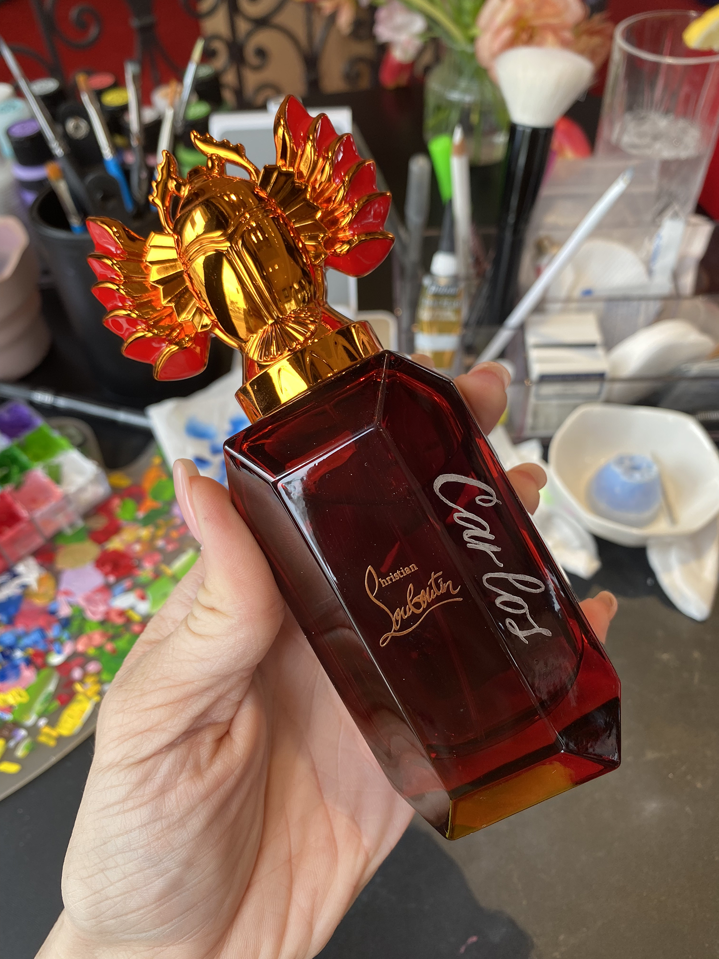 Calligraphy Engraved Cologne for Men
