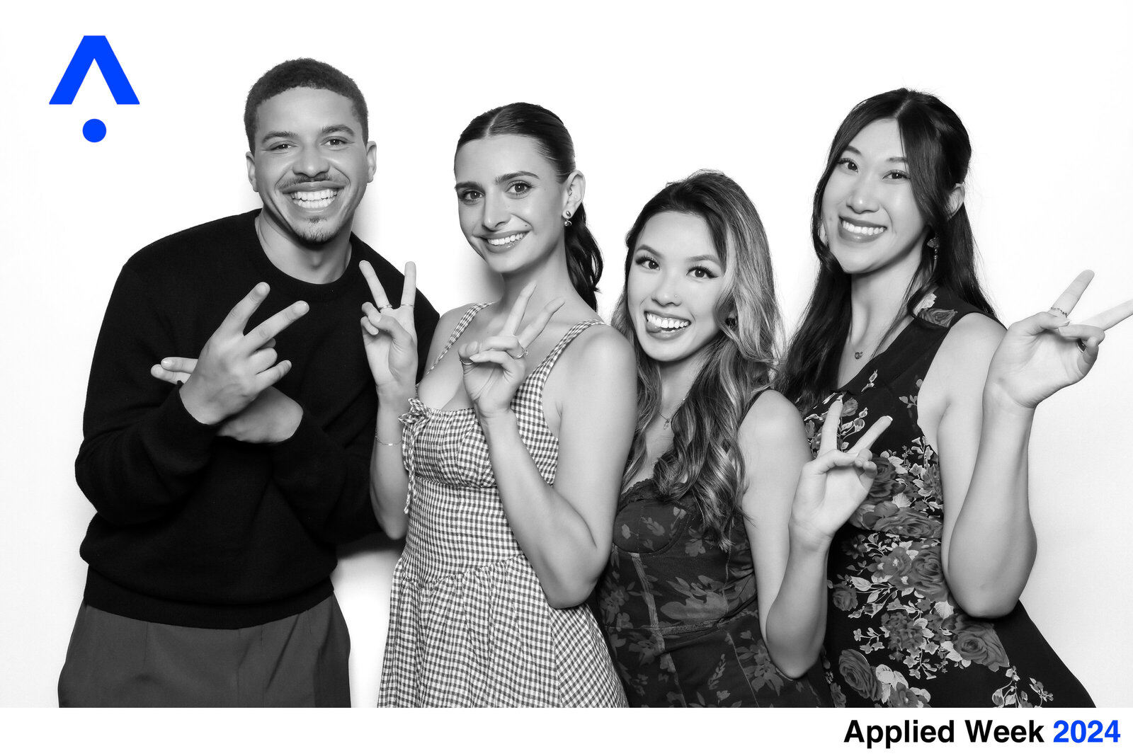 LOS GATOS DJ & PHOTO BOOTH - Applied Intuition White Backdrop 2024 Photo Booth Photos (bw; overlay) (1 of 1)