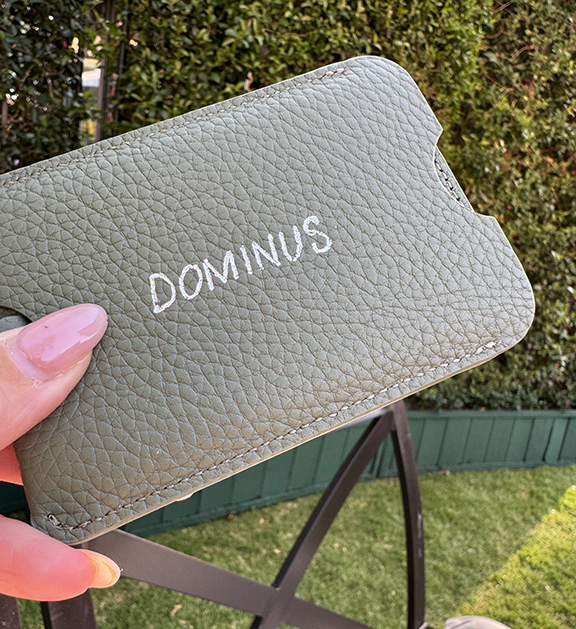 Foiling on Leatherology Luggage Tag