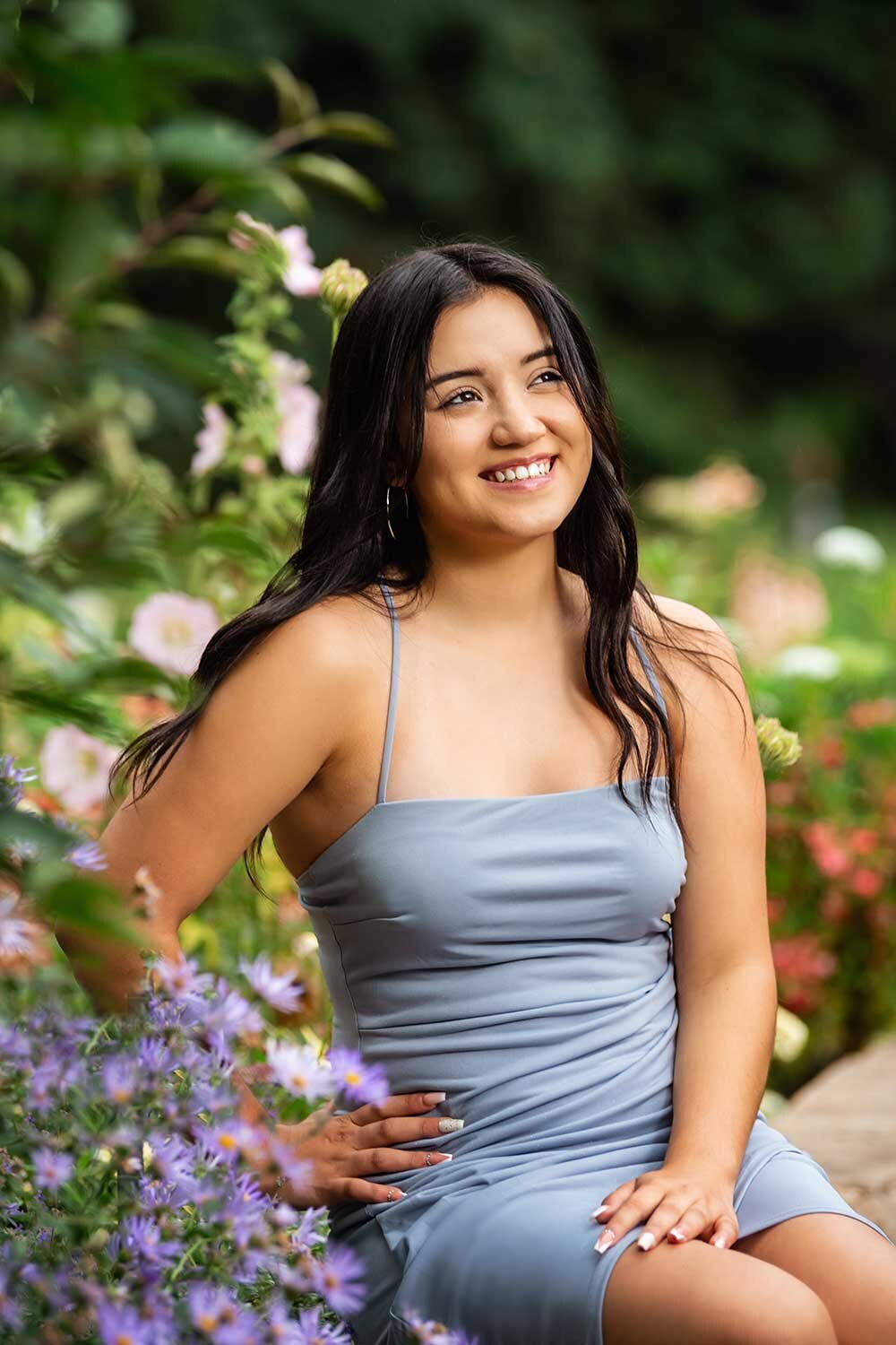 senior-high-school-girl-portrait-denver-botantical-gardens-flowers-stunning