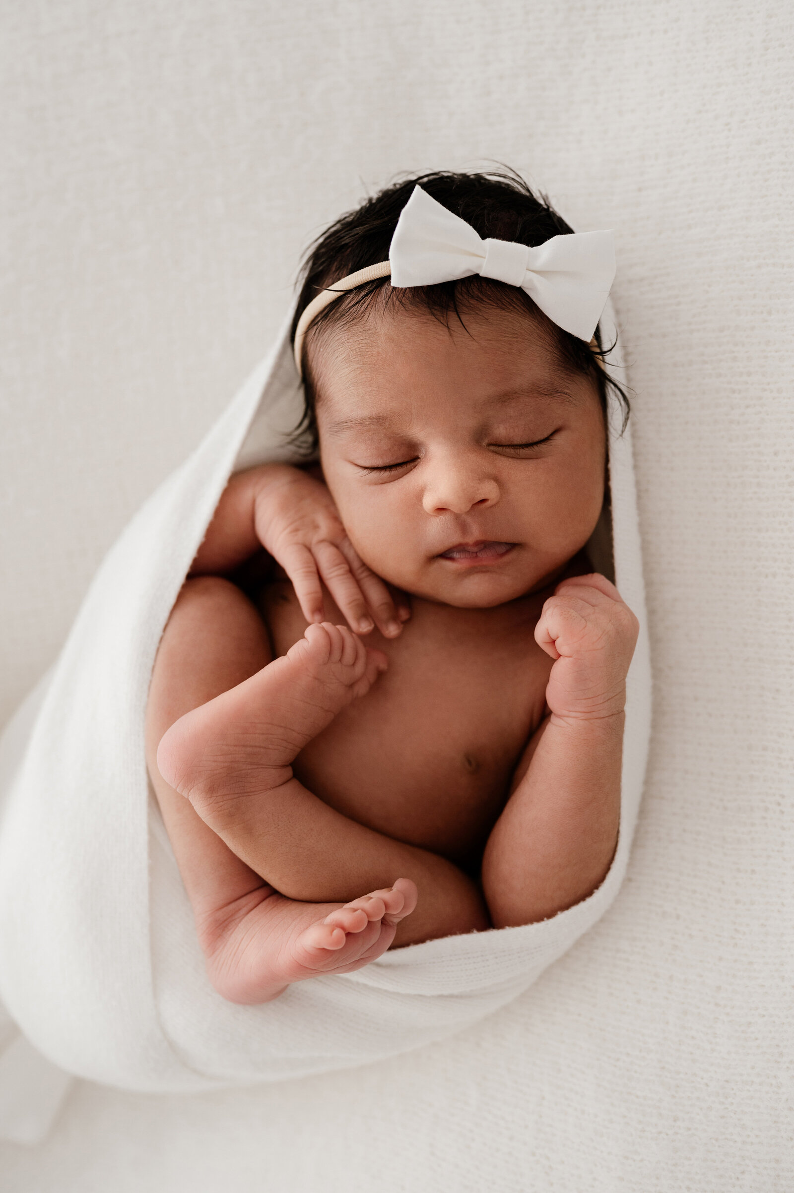 Indoor Studio Newborn Session Mildura