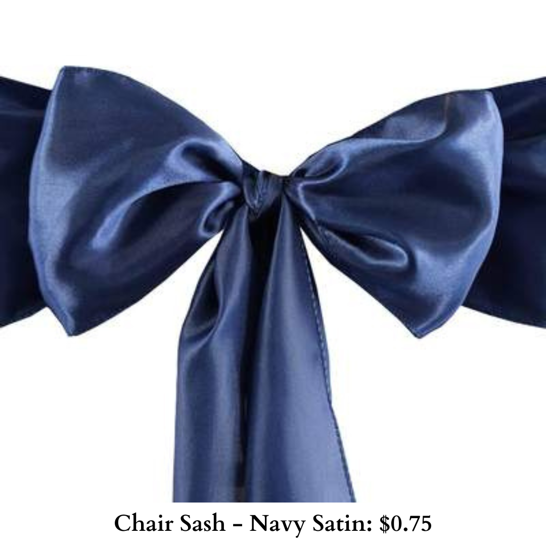 Chair Sash-Burgundy Satin-580