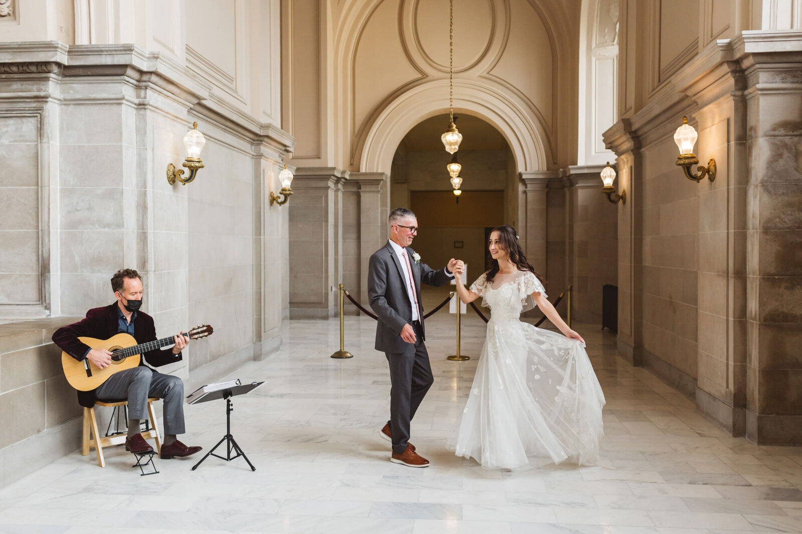 First Dance at Private ceremony at SF City Hall
