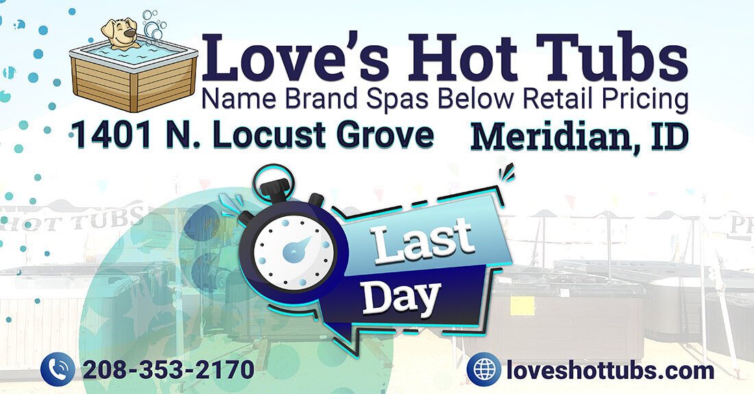 Facebook-Loves Hot Tubs- Last day