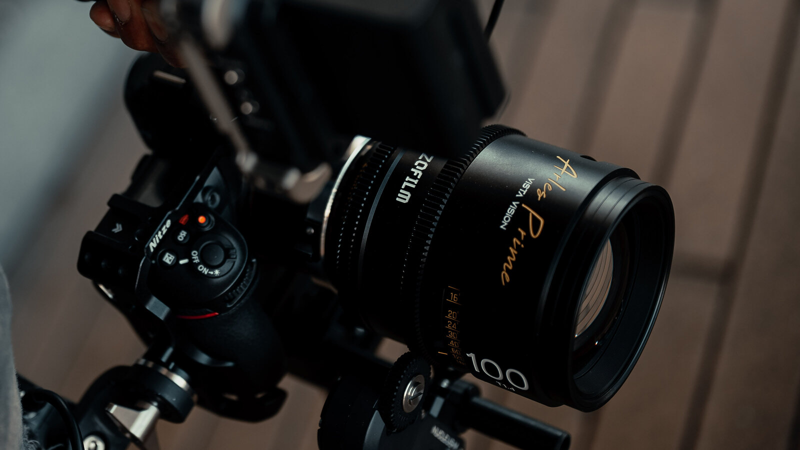 Sidney’s camera and cinema lens