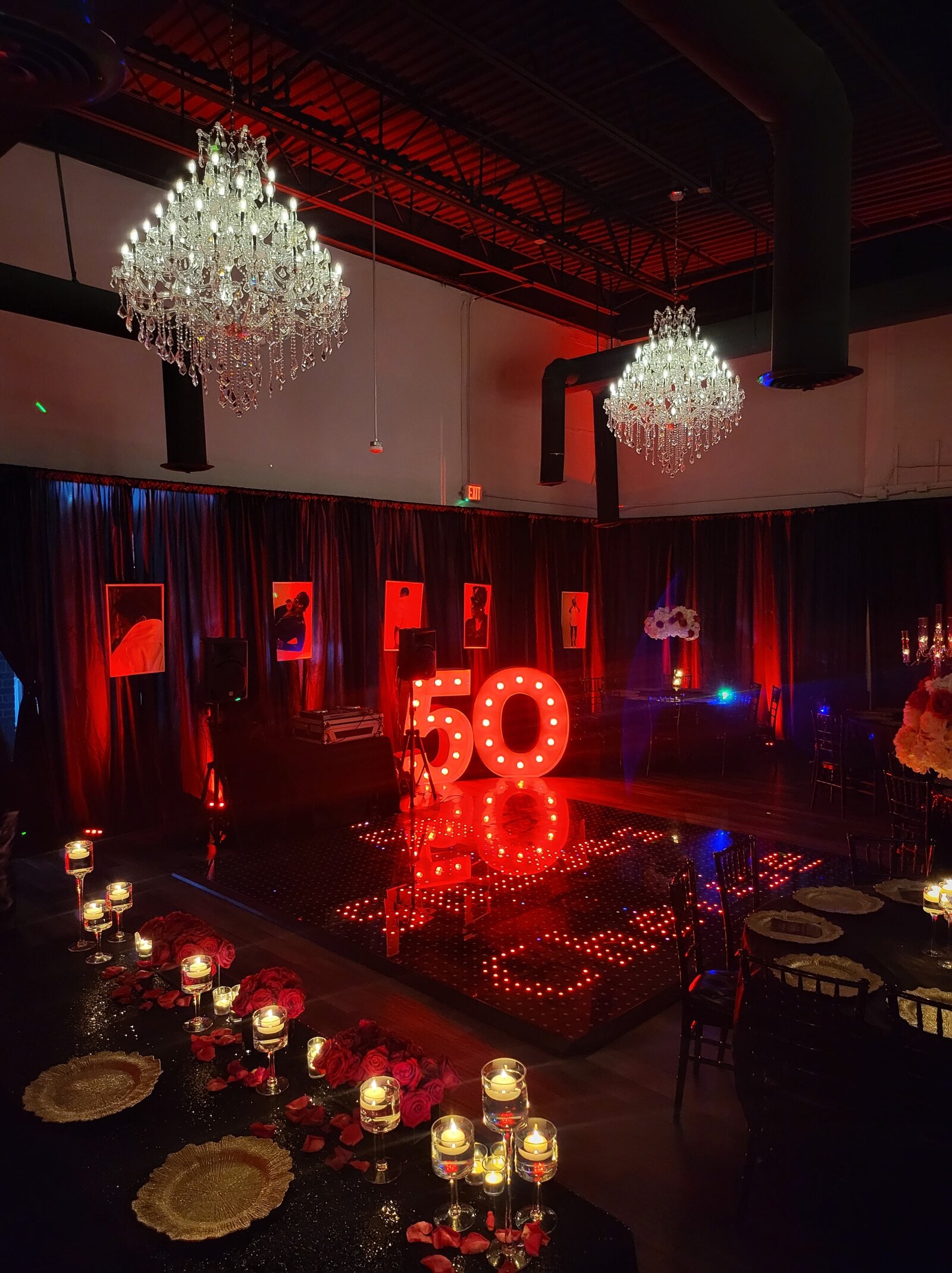 Birthday Party Event with LED Dance Floor Rental in Detroit Metro Event Space 20211016_182908-min