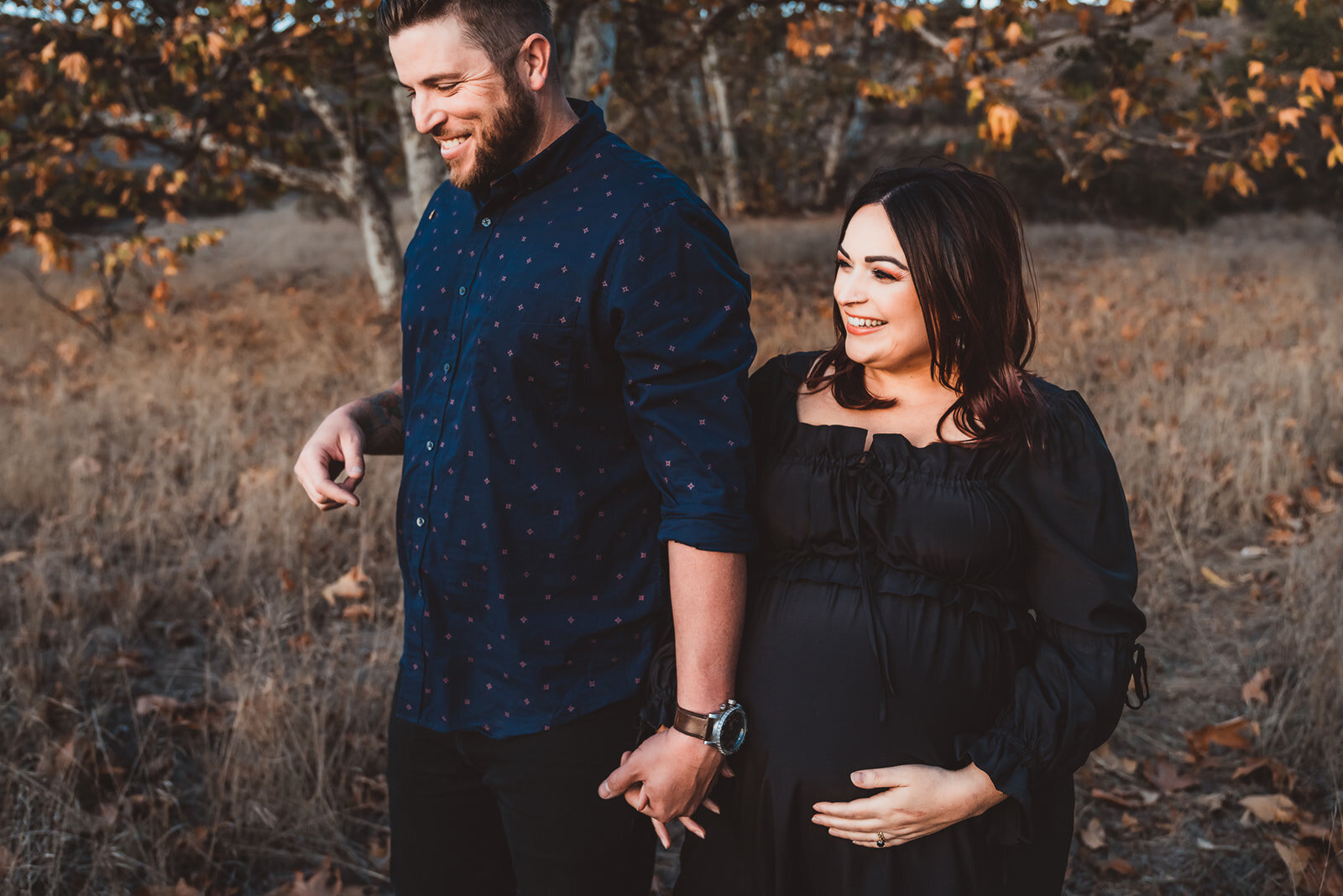 San Diego maternity photographer Mission Trails sunset maternity session-12