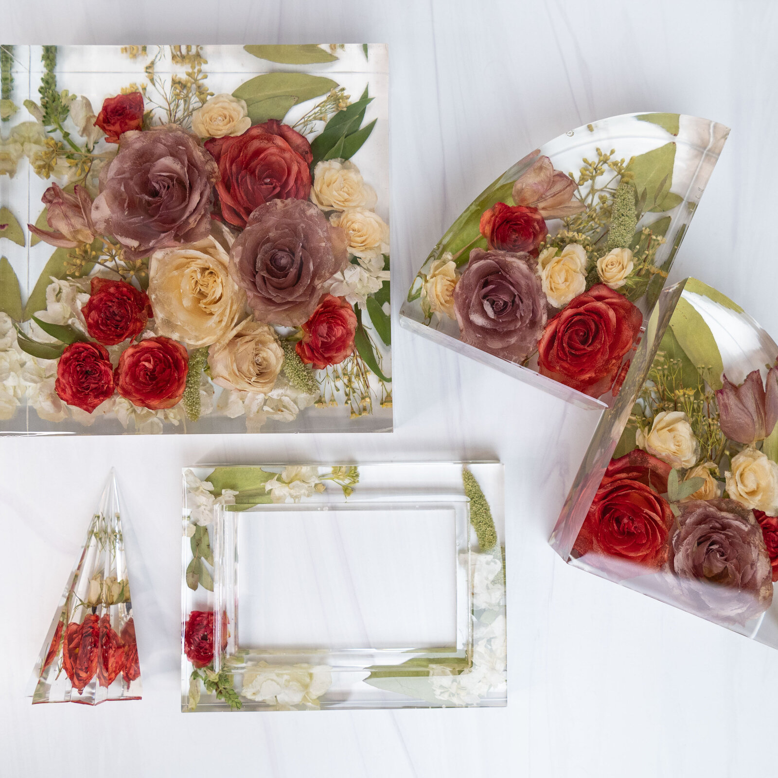 block9 bookends frame tree red white pink tulip GabbyV