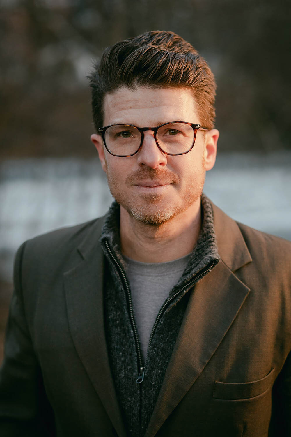 Author portrait for book jacket