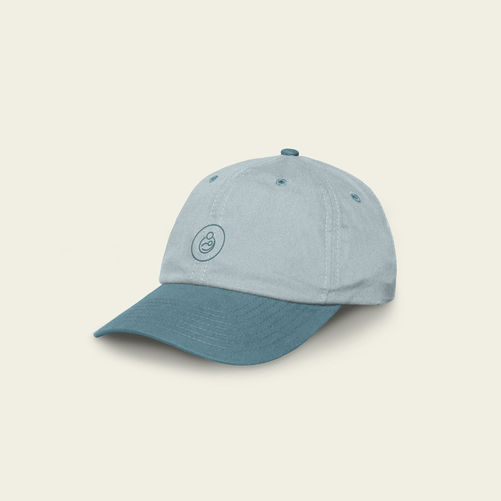 Steady Parents logo mark embroidered on hat mockup