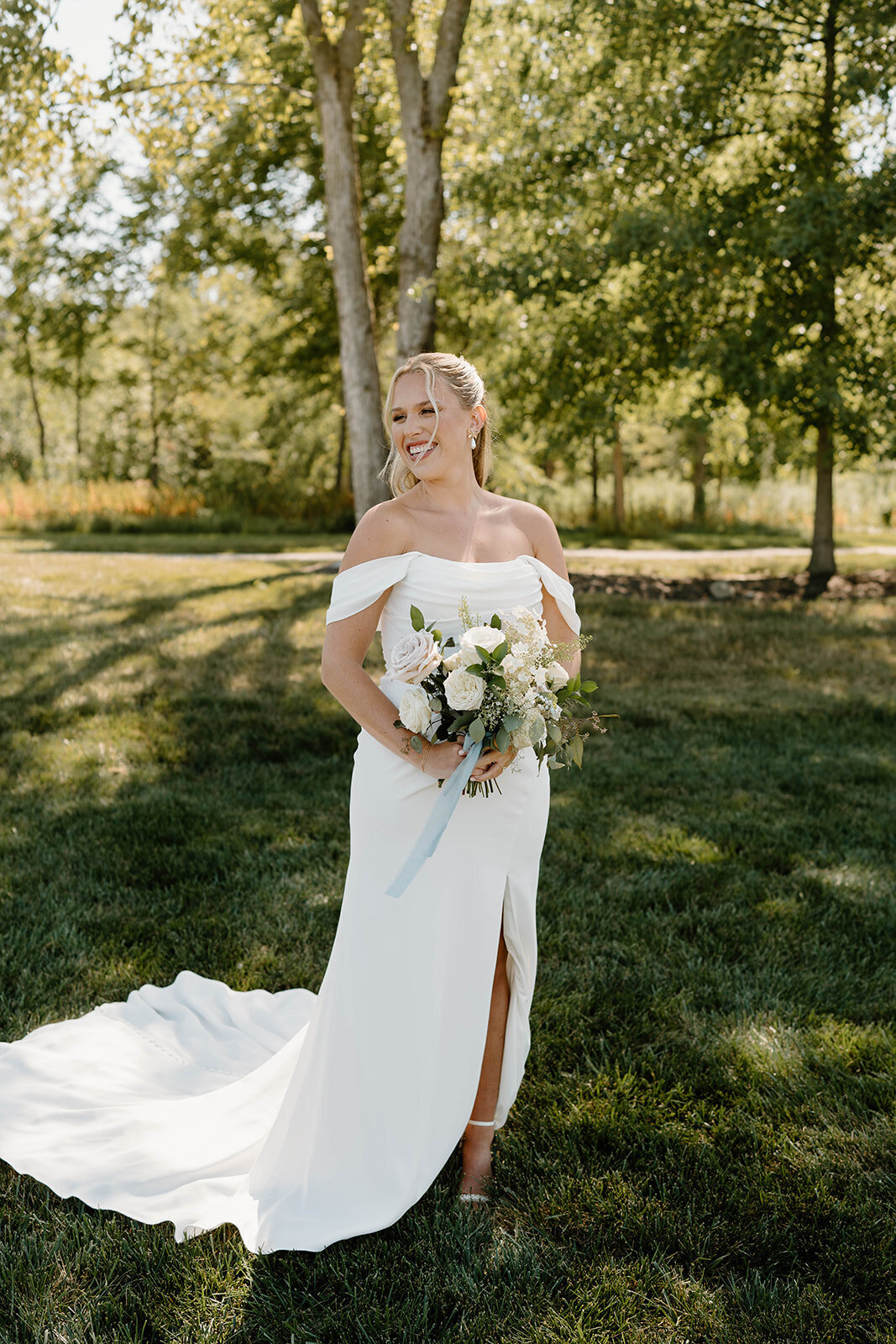 Experience the breathtaking moments from Stephanie and Grant Yeater’s wedding at Retreat 21 in Marysville, OH. This stunning outdoor oasis served as the perfect backdrop for their elegant celebration. From heartfelt vows in the garden-chic ceremony space to the joy-filled reception under panoramic views, every detail was thoughtfully curated for an unforgettable day. Explore their wedding gallery to relive these magical moments, captured with love and attention to every unique aspect of their day.