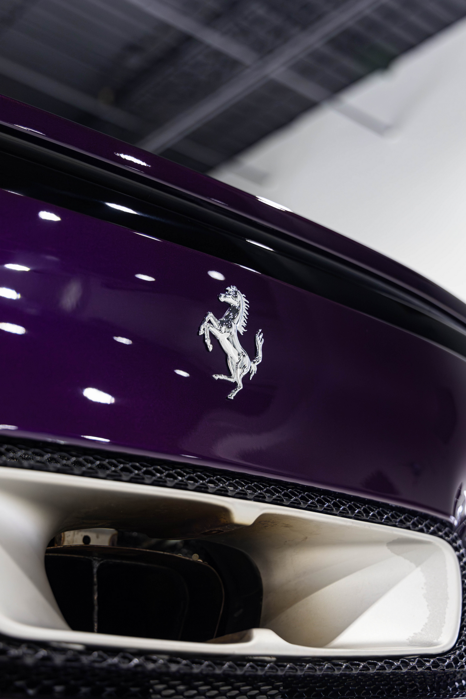 Purple Ferrari 296 GTS New Car Paint Correction Ceramic Coating Wet Sanding Toronto Markham Le Mans Detailing 1