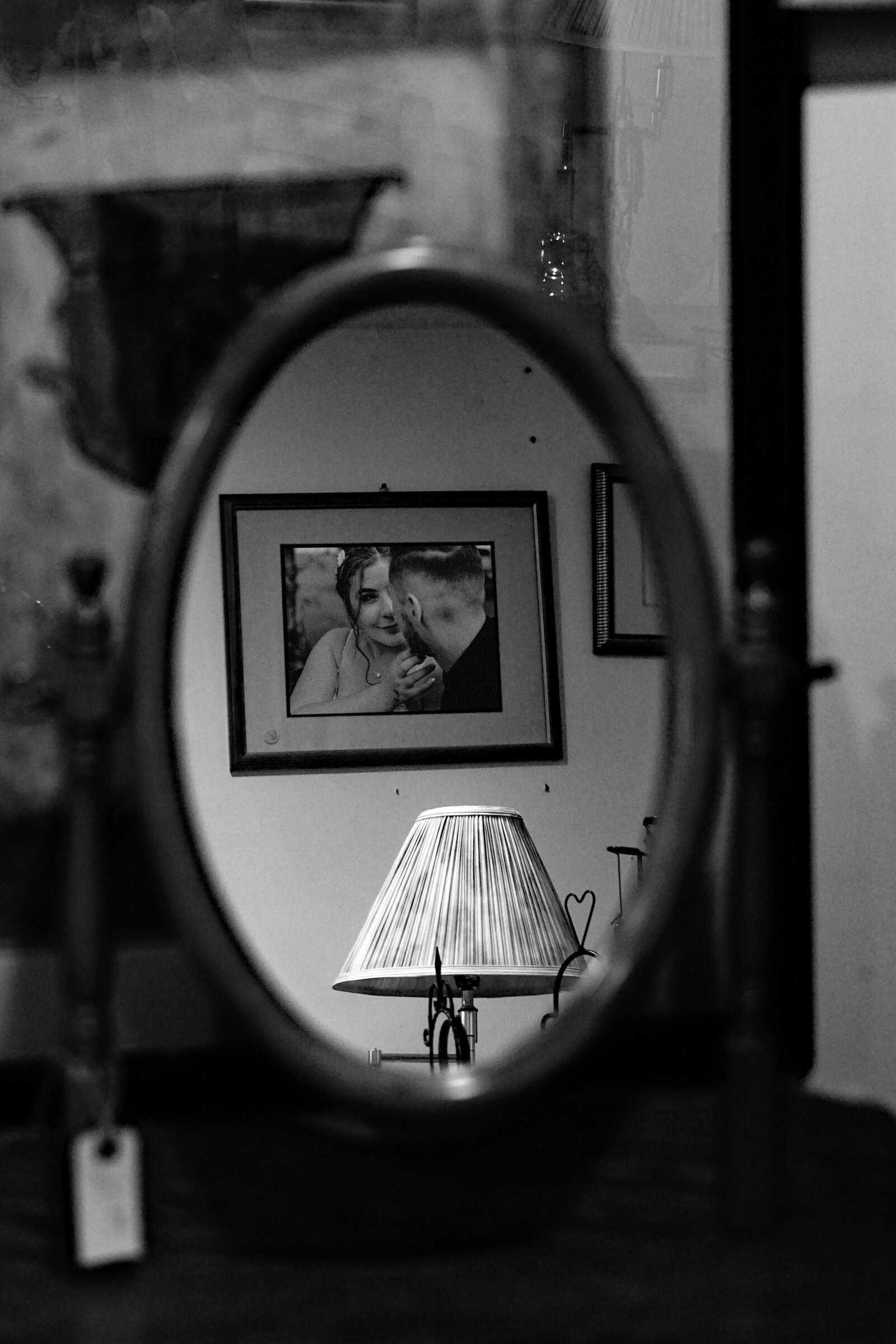 B&W - Kevin & Kenzie - Mirror Reflection