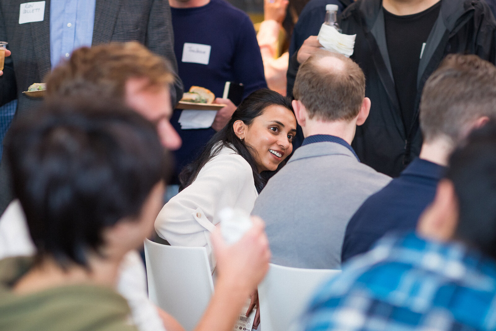Atmosphere of connection and reflection during the Holy Shift speaker event.