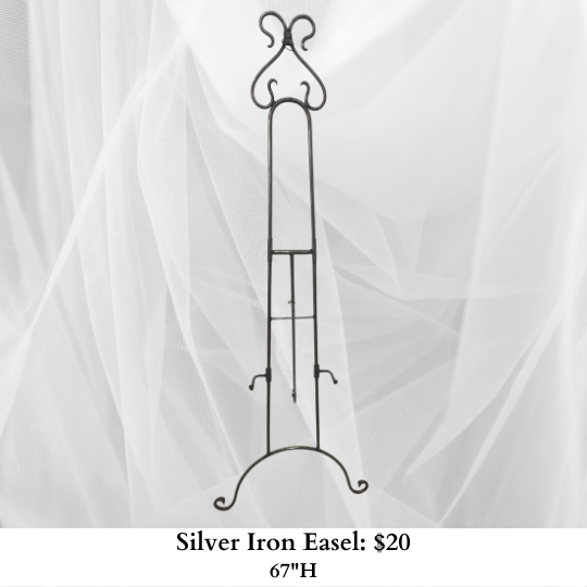 Silver Iron Easel-739