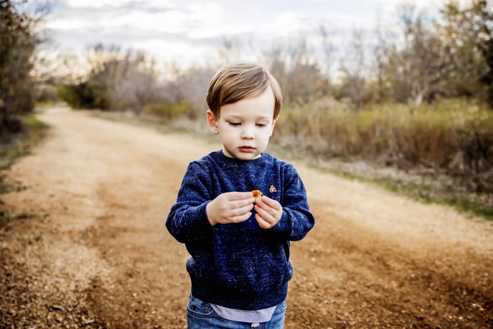 Young boy in Lewisville Texas at a photo session
