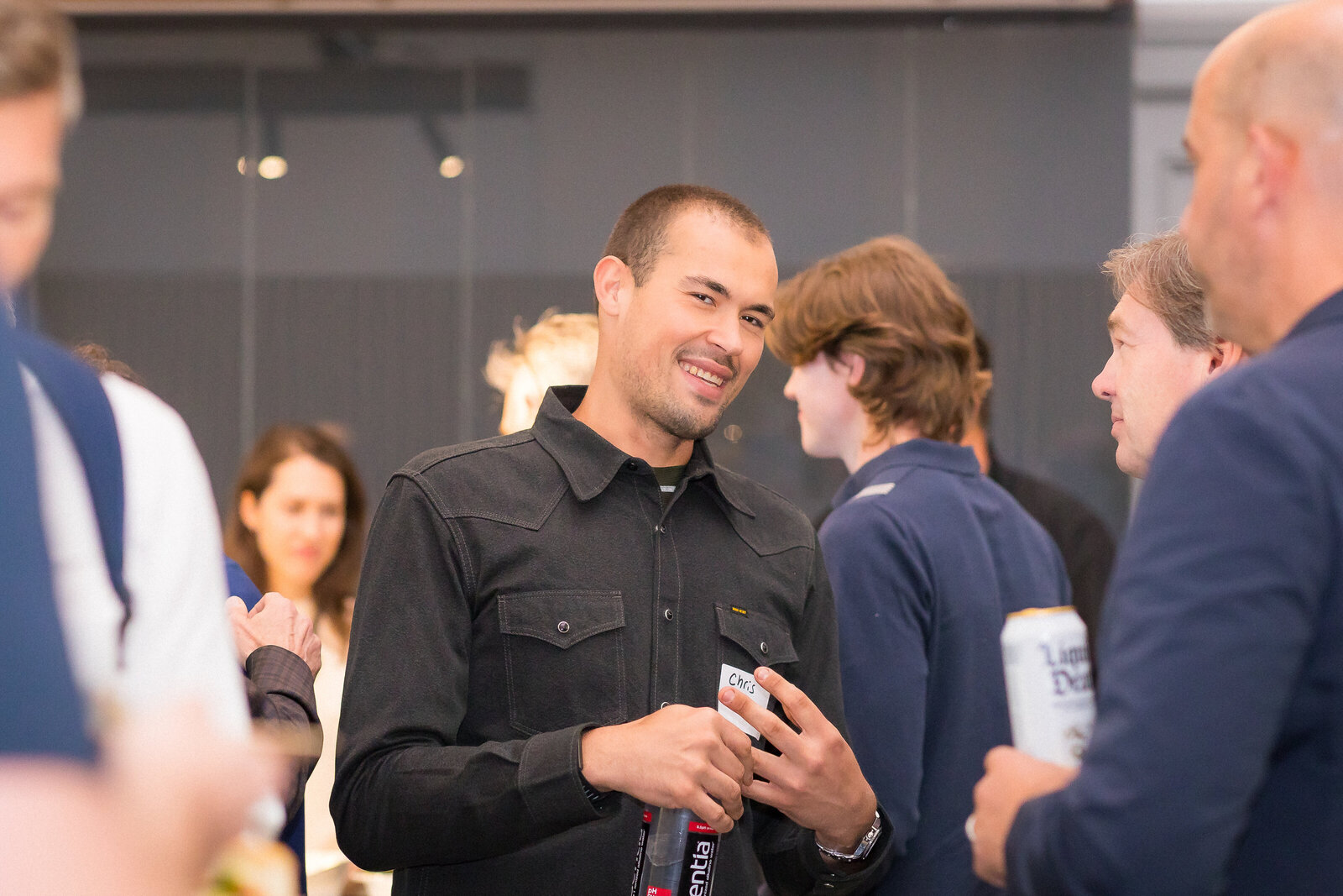 Guests in conversation during the Holy Shift event hosted by ACTS 17 Collective.