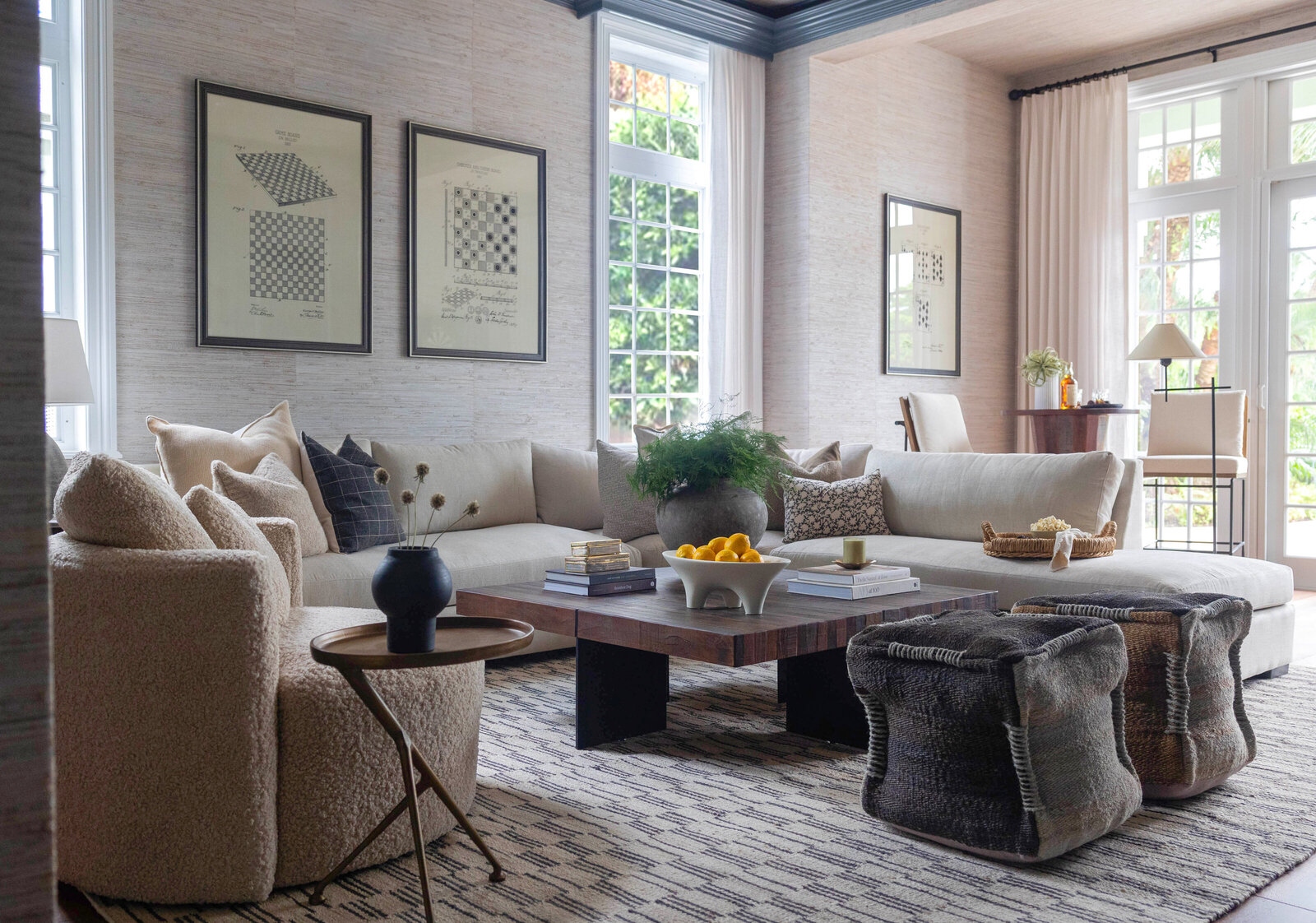 Interior Designers Assessing Various Sample Materials