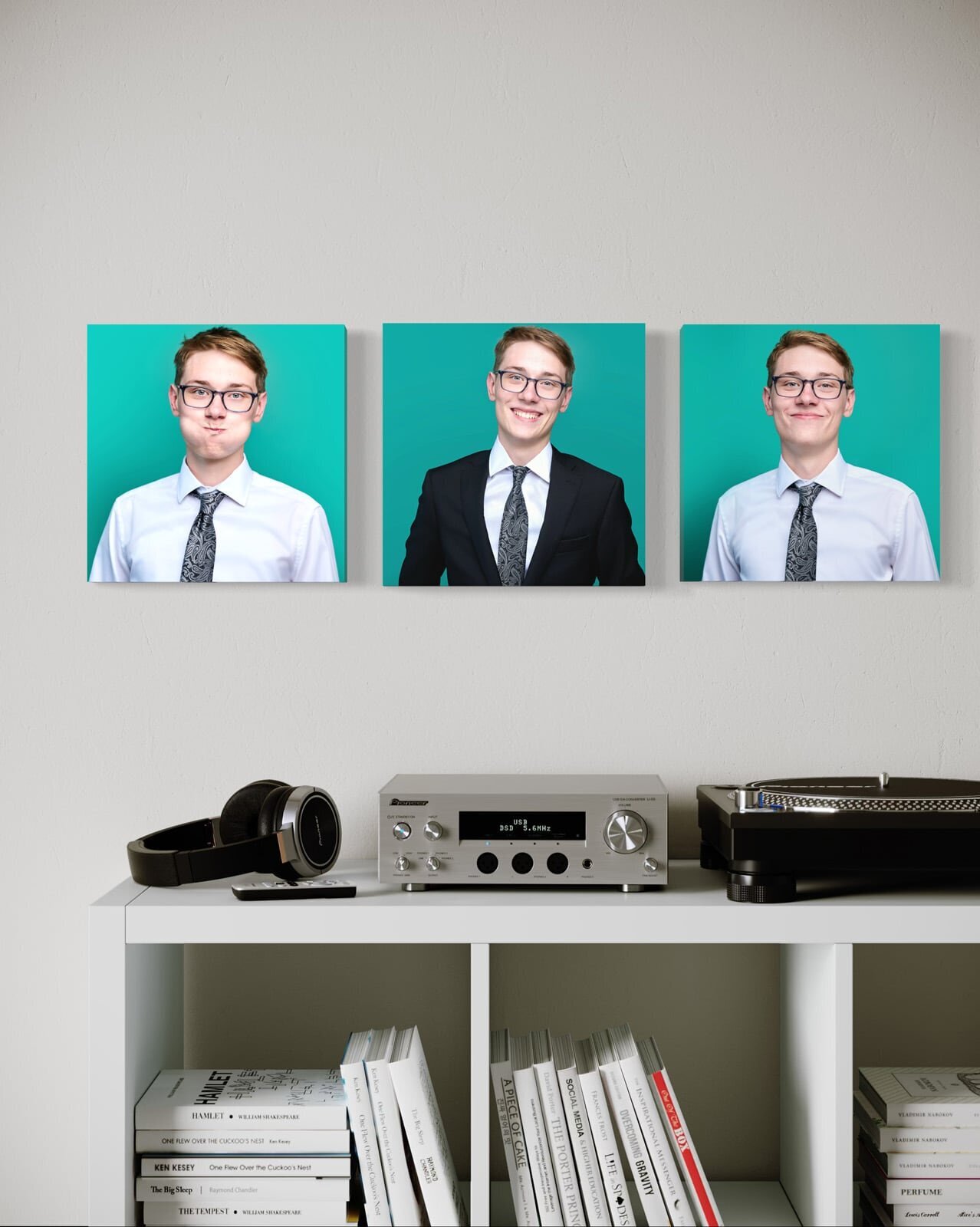 Modern Home Decor with Portrait Art-03