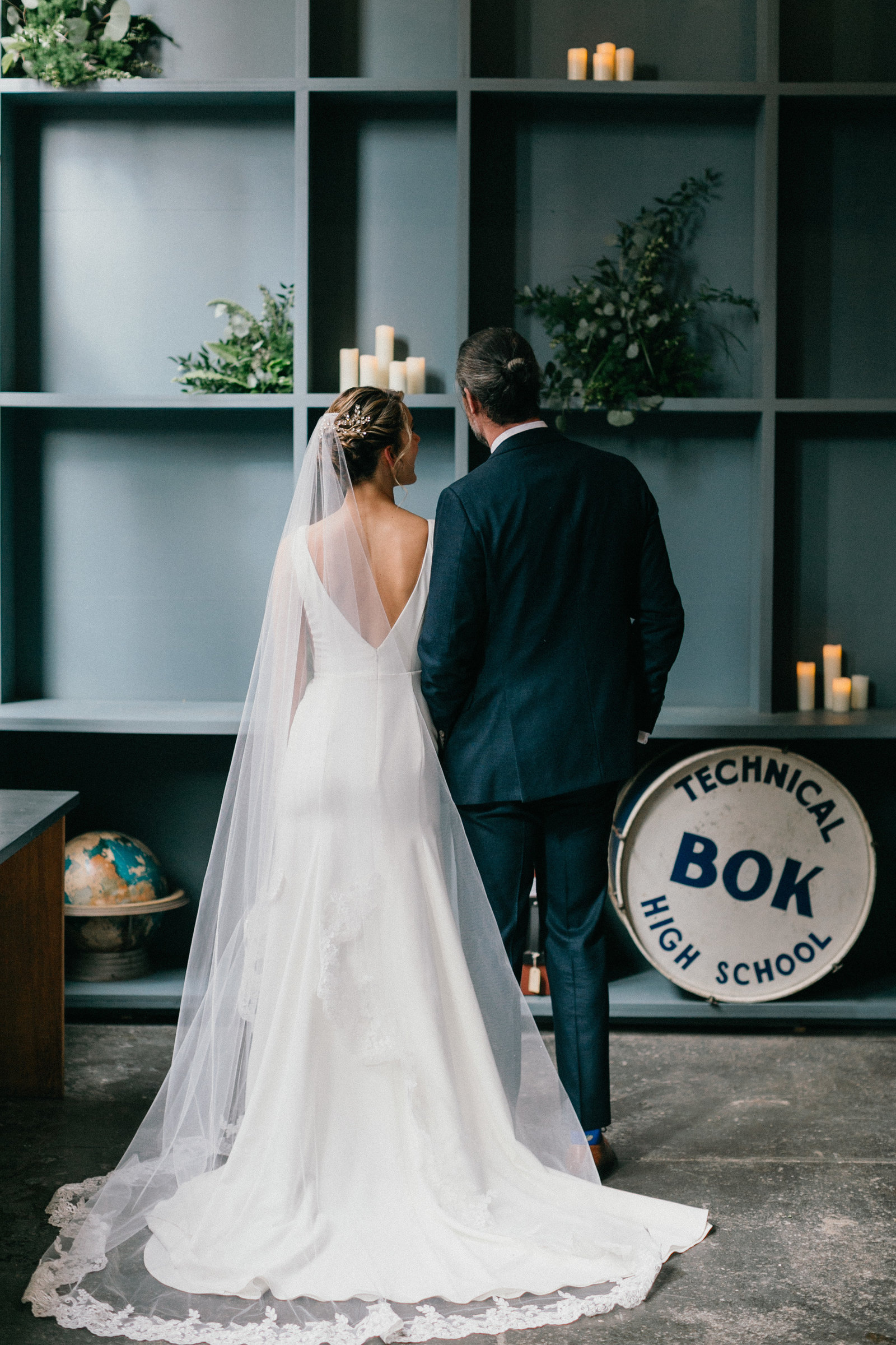 An alternative wedding at Bok in South Philadelphia full of creative and old school feels.