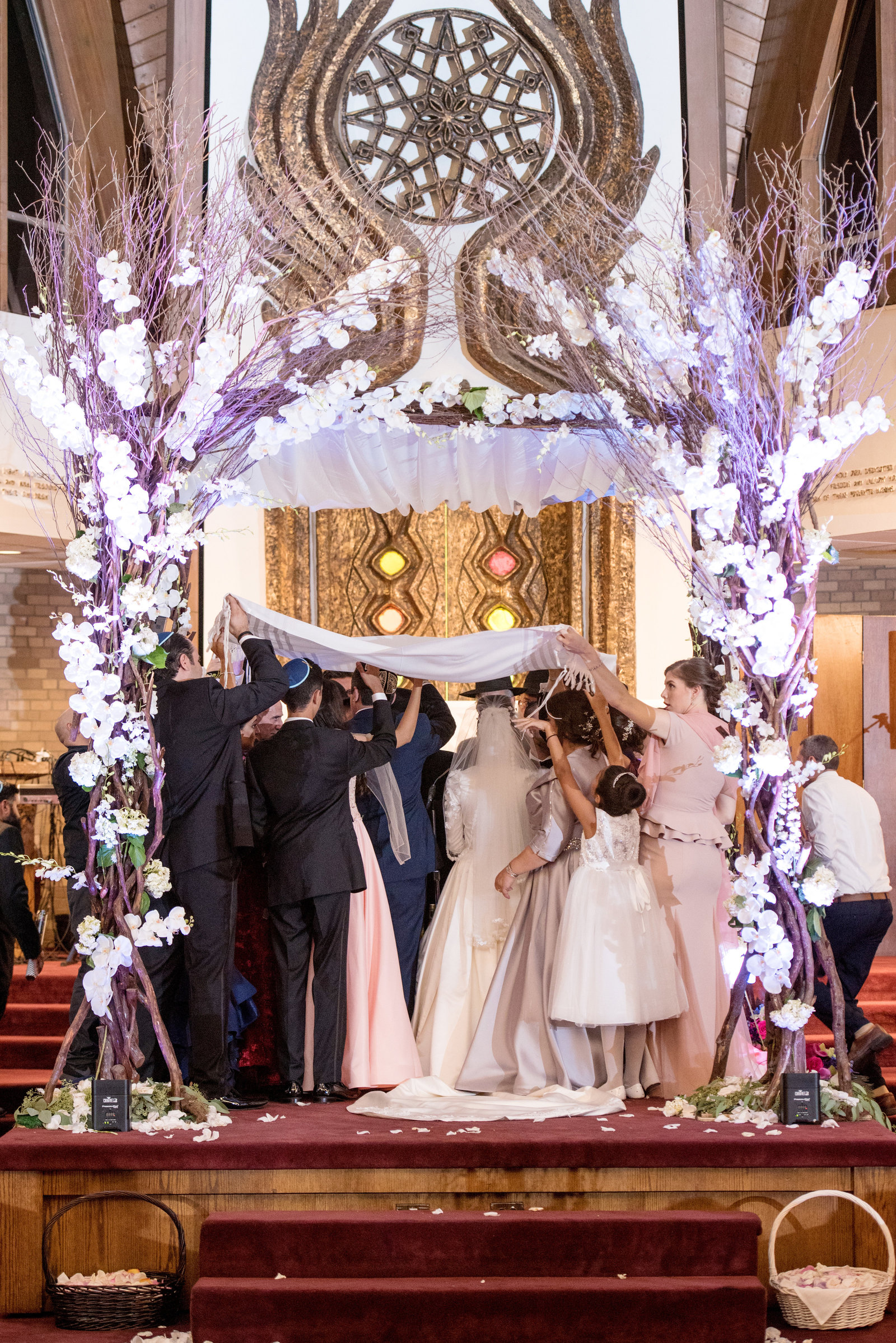 Synagogue wedding ceremony