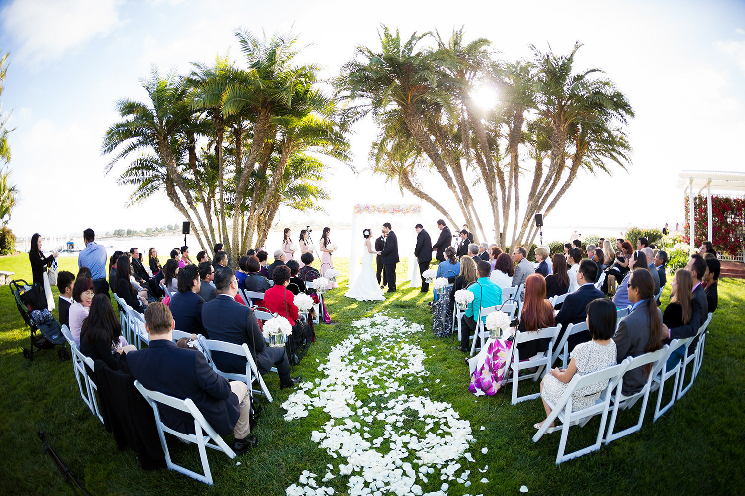 stunning ceremony space at hilton mission bay