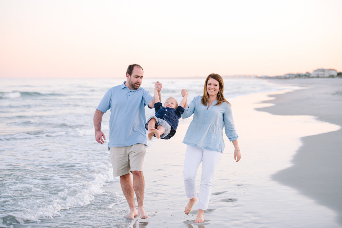 Family Beach Photography Session in Garden City, SC