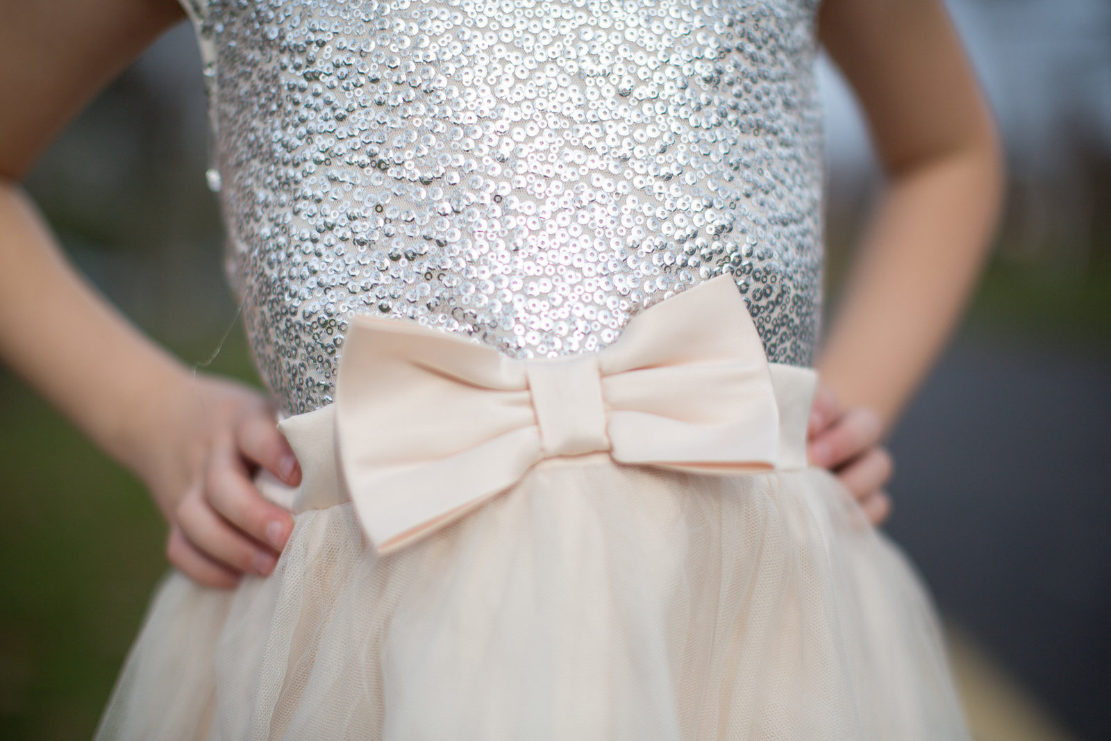 Detail sparkly dress