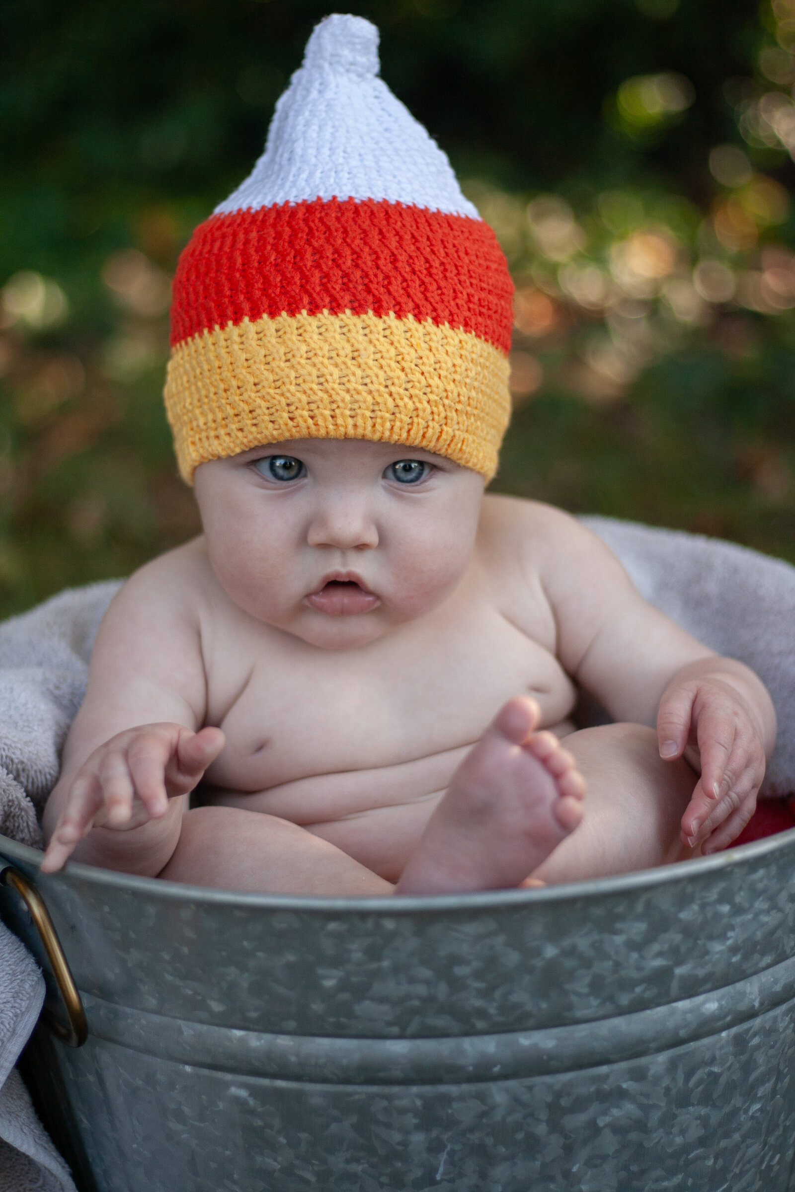Fall baby candy corn