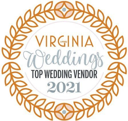 2021 Top Wedding Vendor Virginia Living Badge
