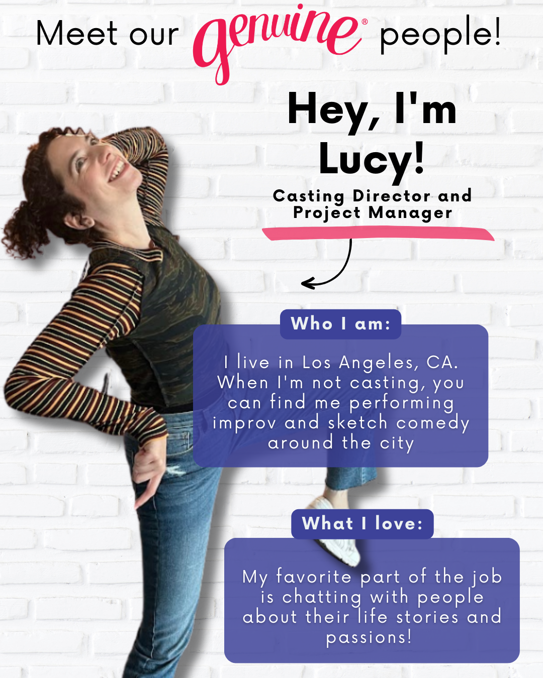 Meet Our Genuine People - Lucy