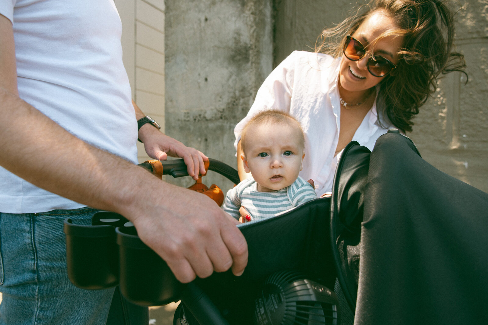 san francisco family photos with baby