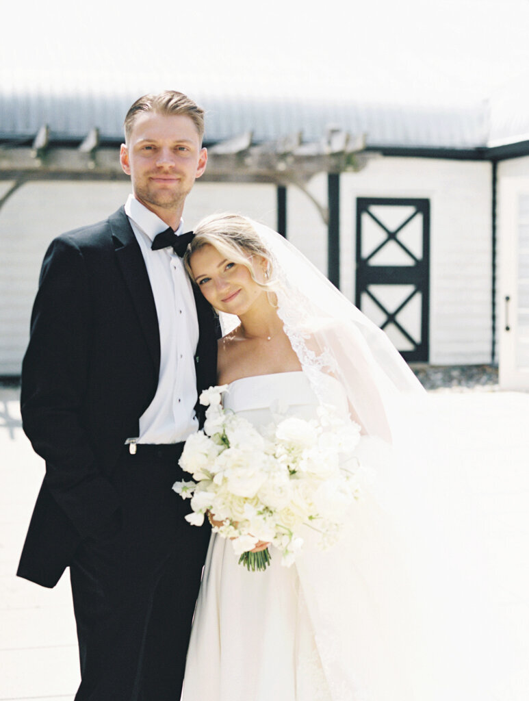 bride and groom sharing an intimate moment taken by baltimore wedding photographer Nicole Simensky