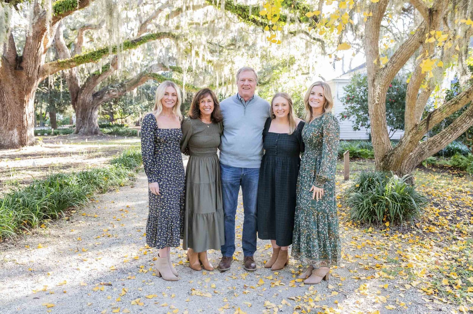 family at park in HHI SC