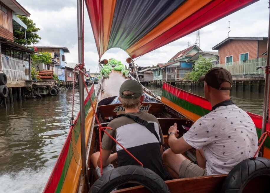 Thailand-Bangkok-Longtailboot