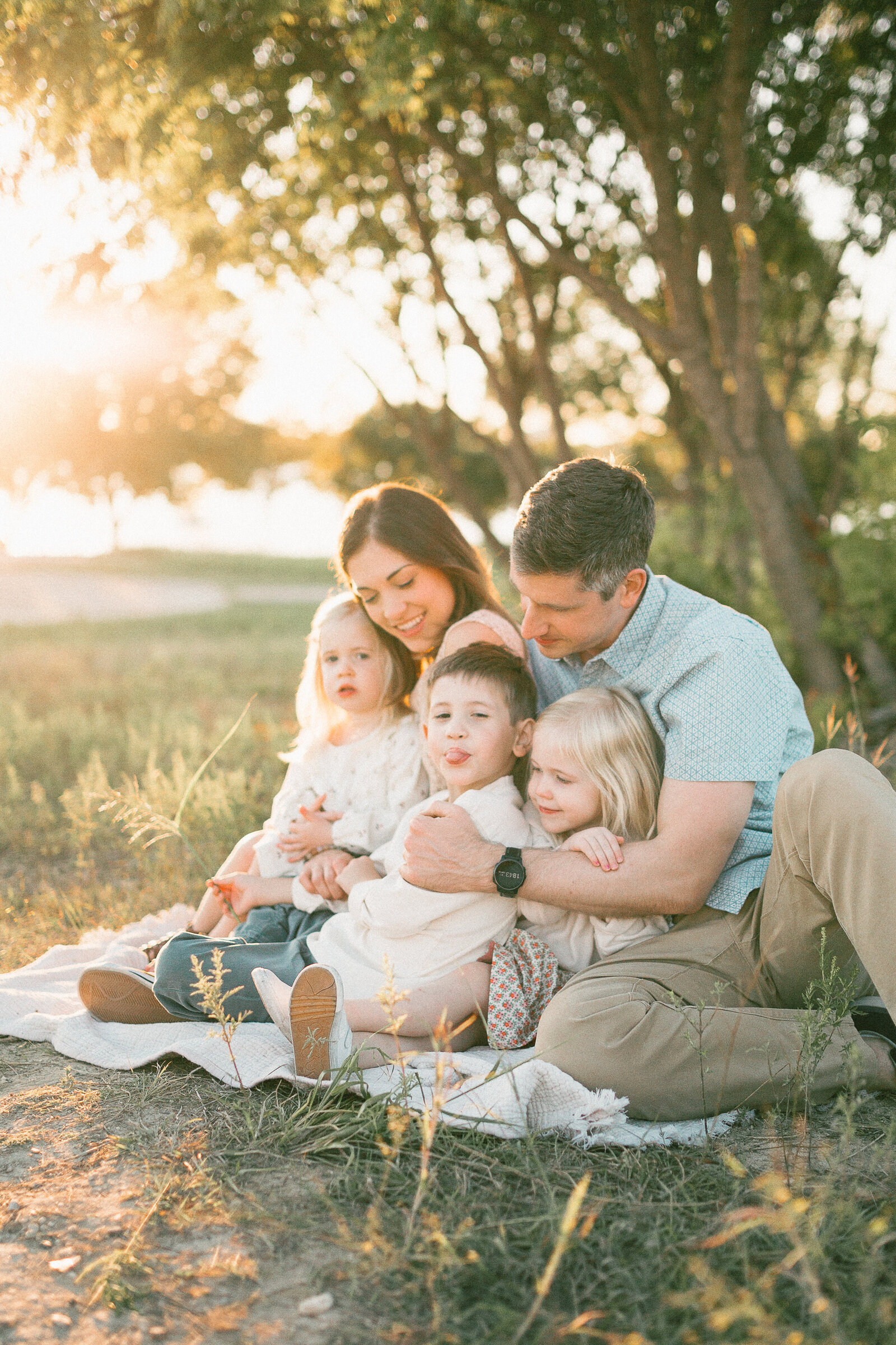 Family photo session in Dallas