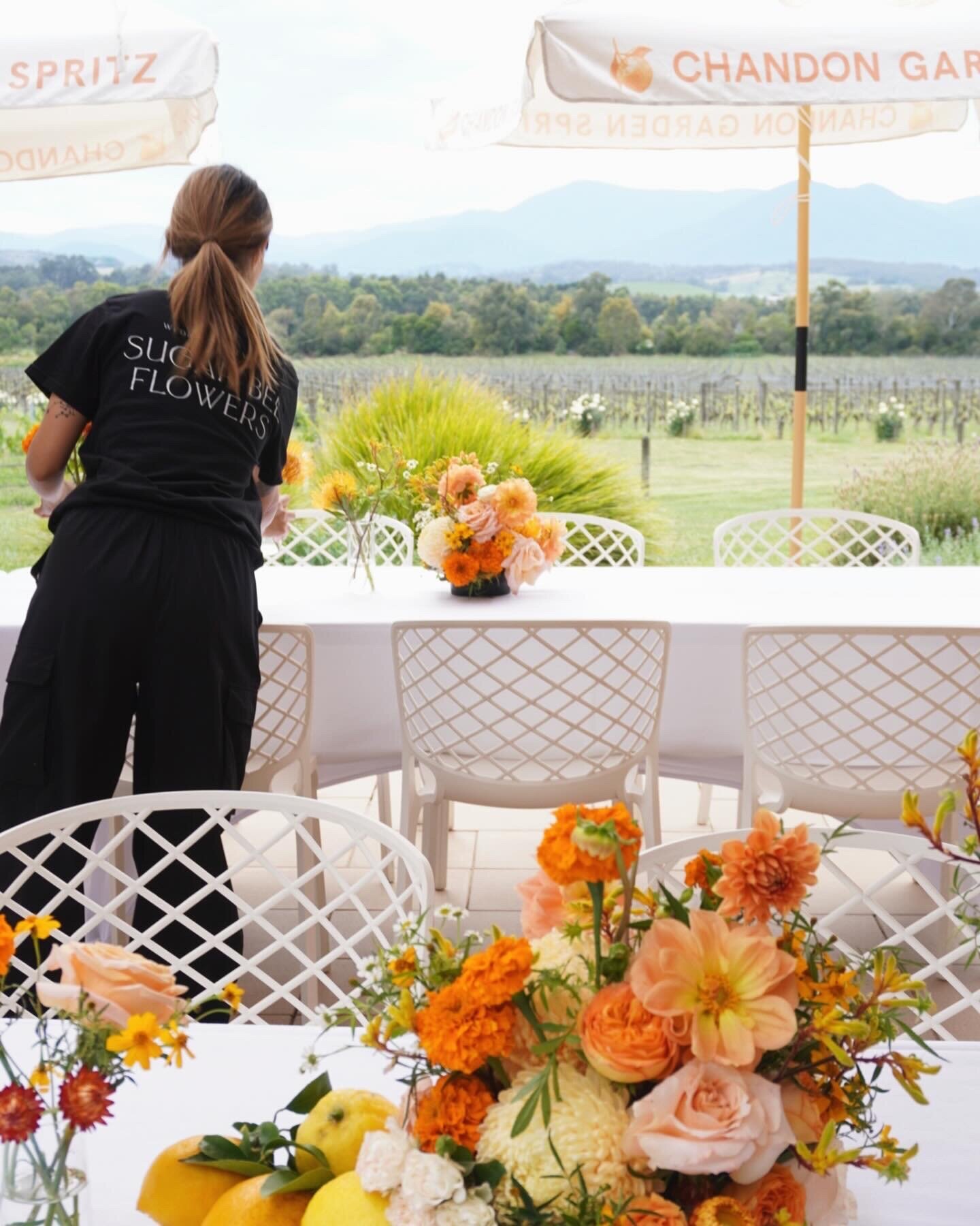 sugarbeeflowers chandon event bts