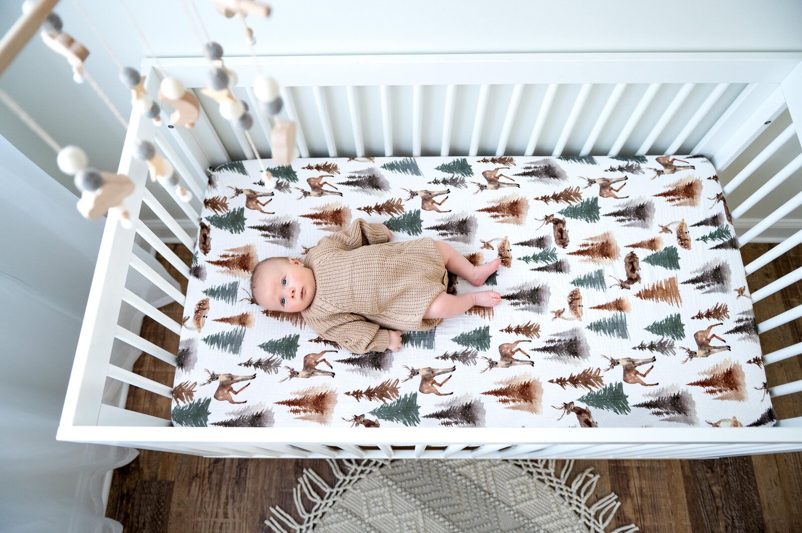 baby boy in crib