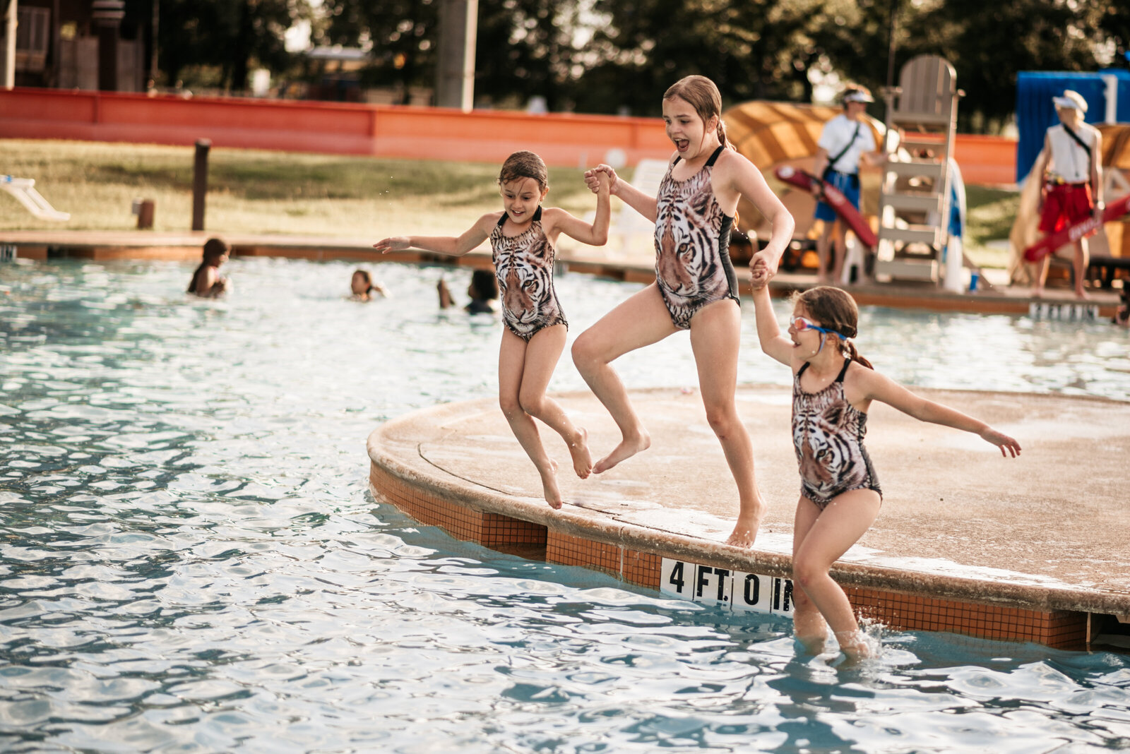 water park fun and jumping NRH2O