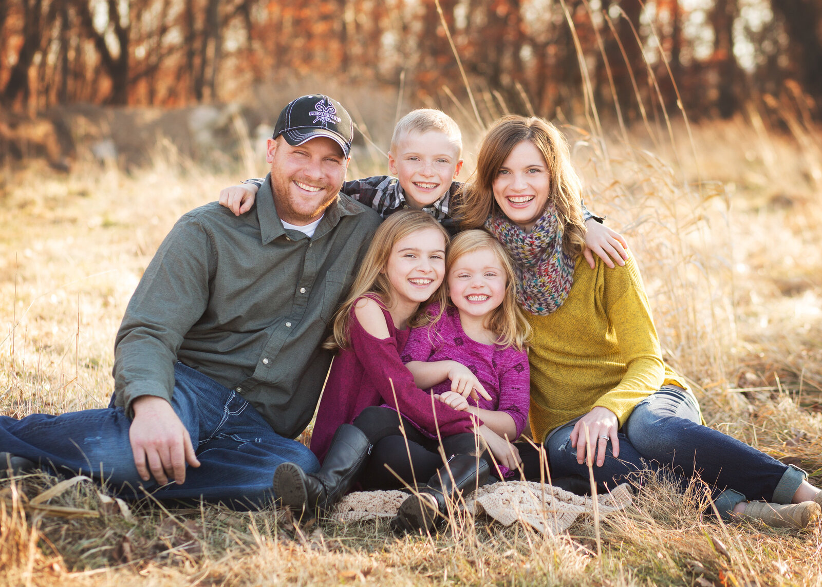fall family pics in mn
