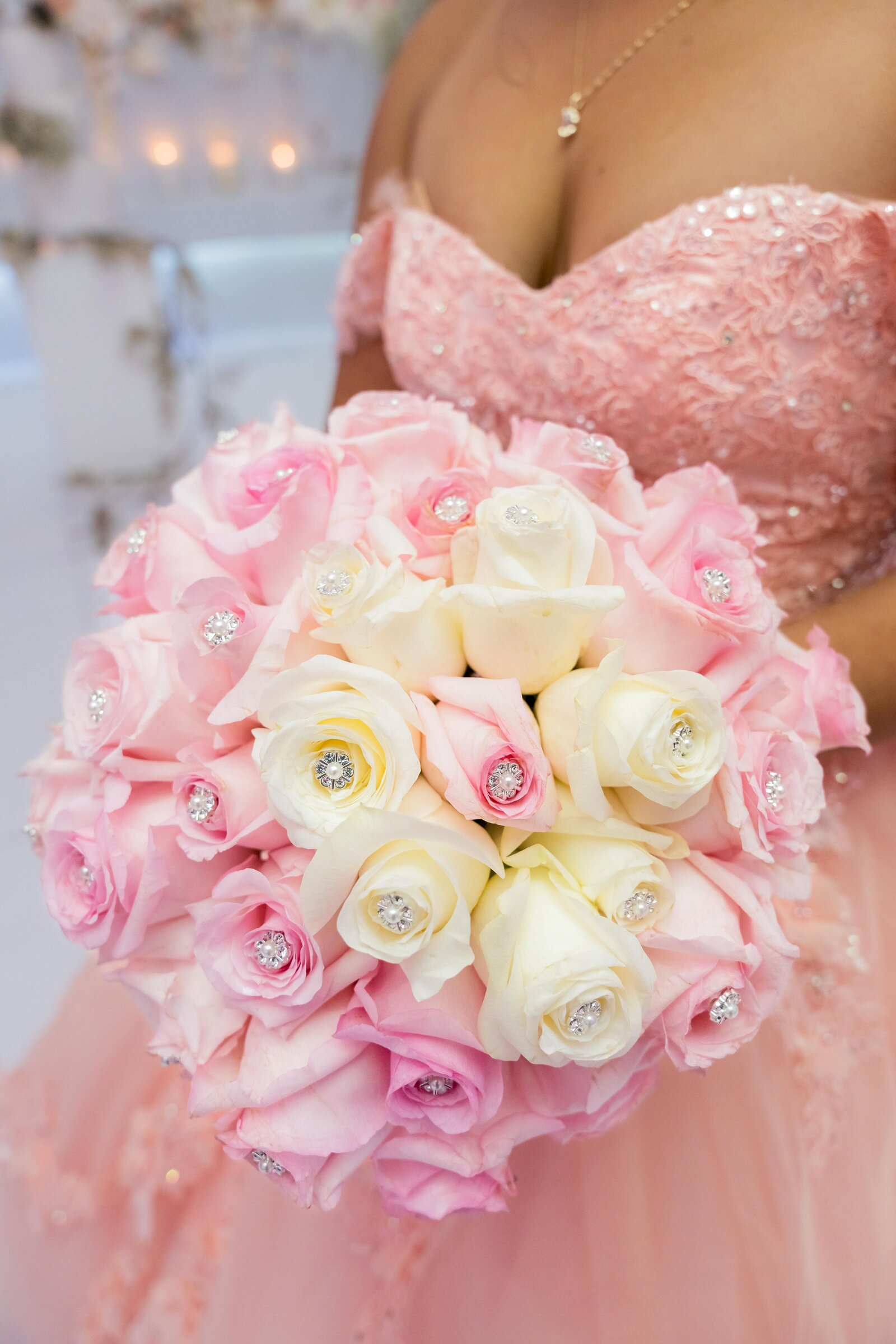 Quinceanera Pink Flower Villa Blanca Reception Bankstown Sydney Australia Kerry Chavez 