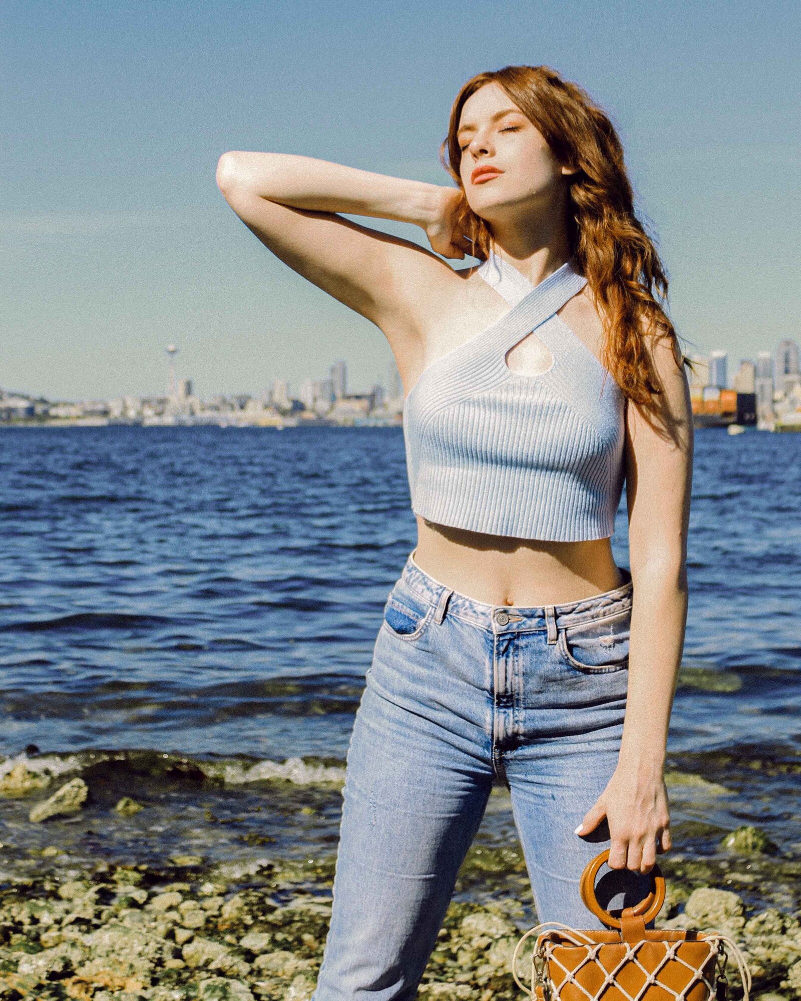 Girl in Blue Top fashion photography Chelsea Loren San Diego