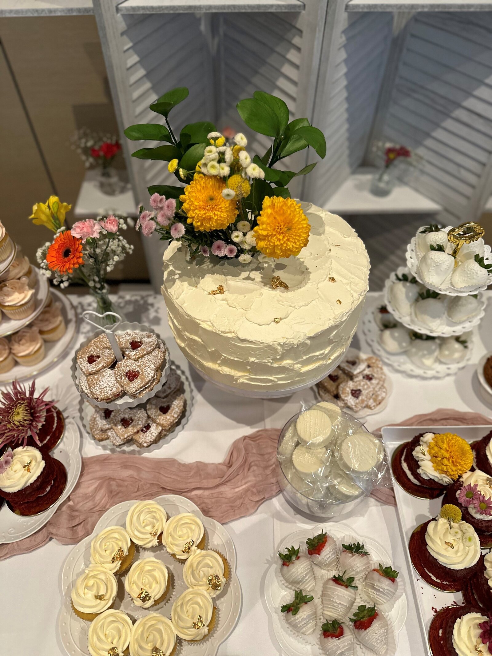 dessert table