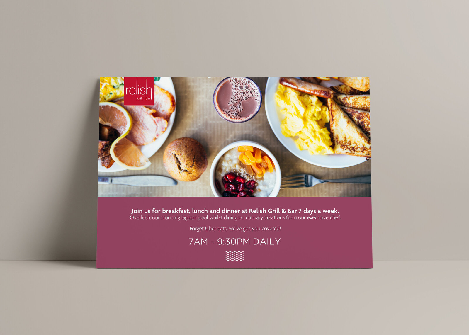 RELISH GRILL AND BAR - GENERIC POSTER