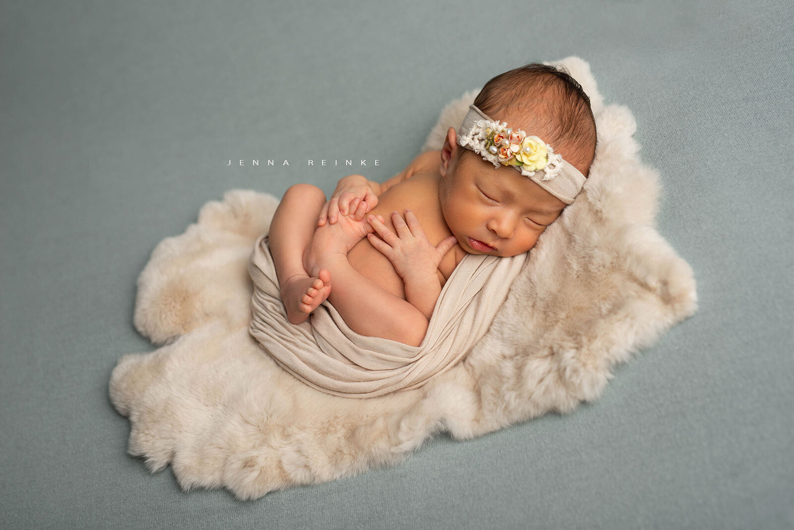San-Antonio-Boho-Sage-Fur-Newborn-Photo